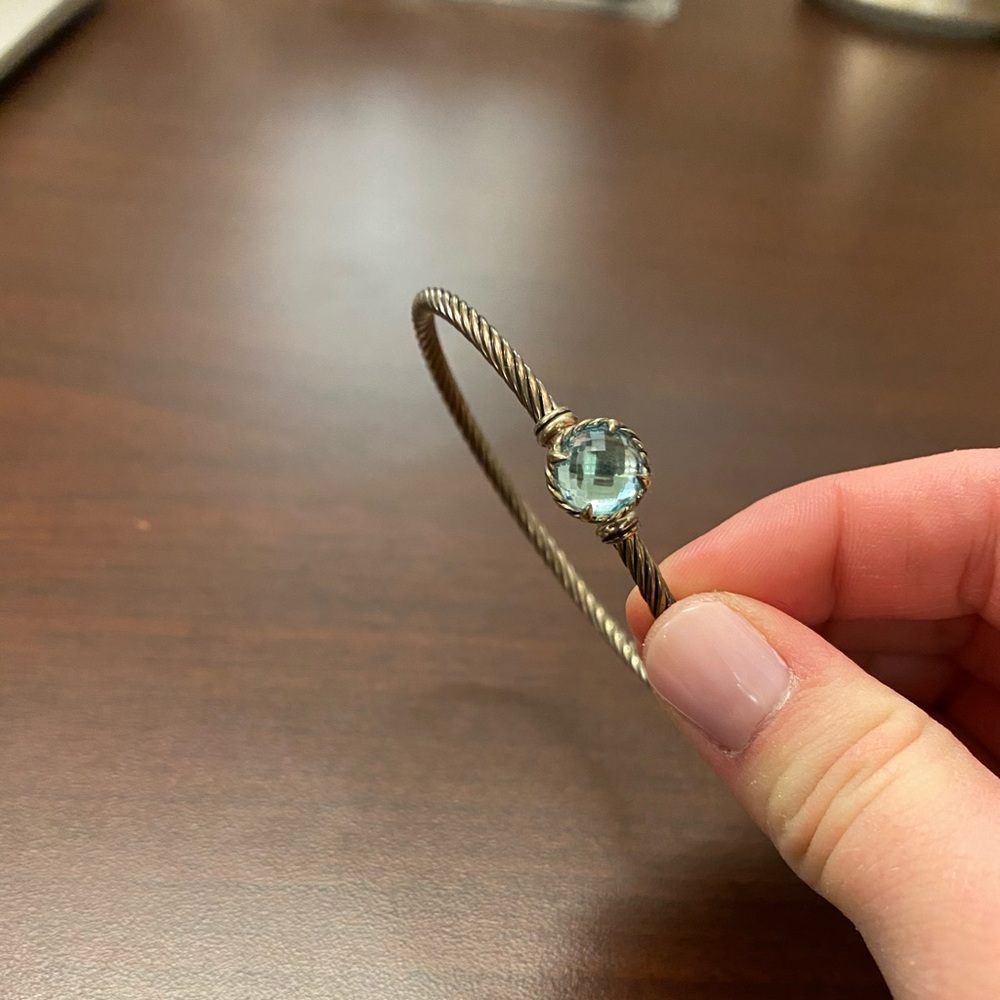 Blue Topaz David Yurman Bracelet